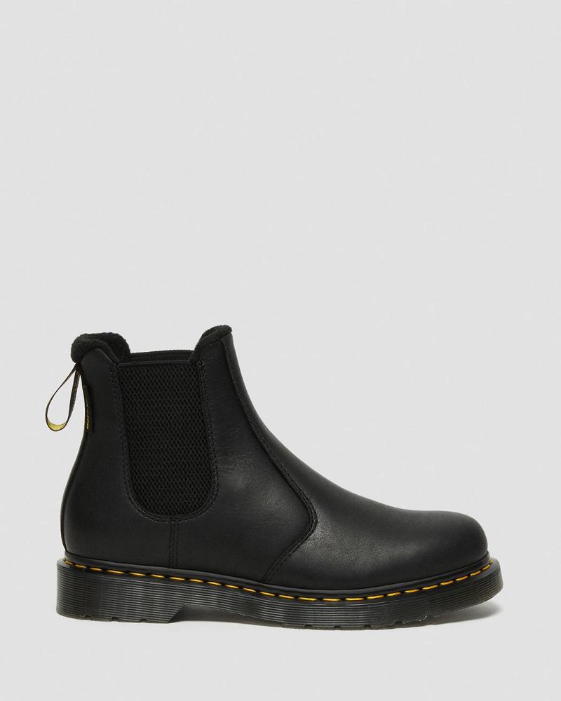 Dr Martens 2976 Warmwair Læder Ankelstøvler Dame Sort | DK 38QMA